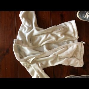 White Columbia zip up jacket